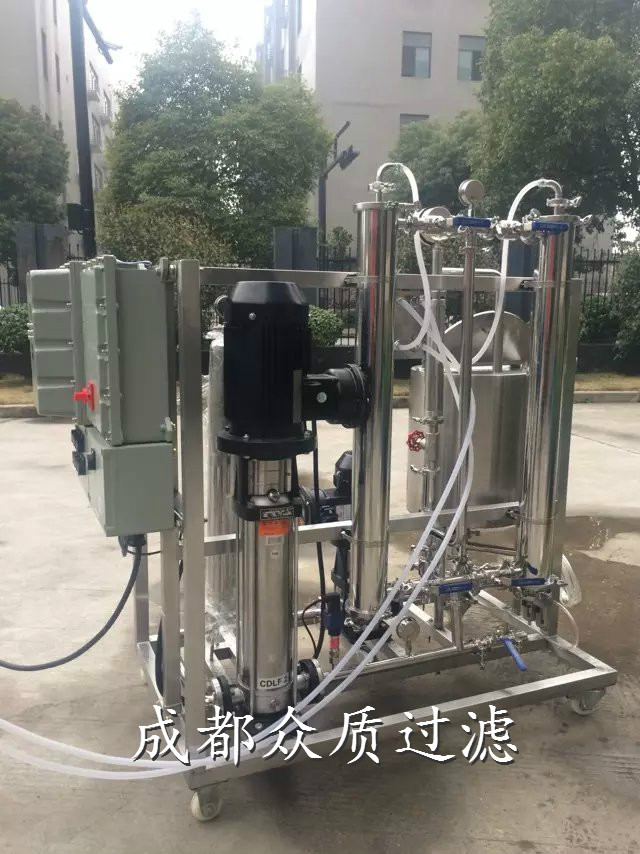 茶飲料澄清除雜設備